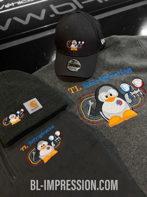 Bl Impression Broderie Casquette Pull Veste Polo