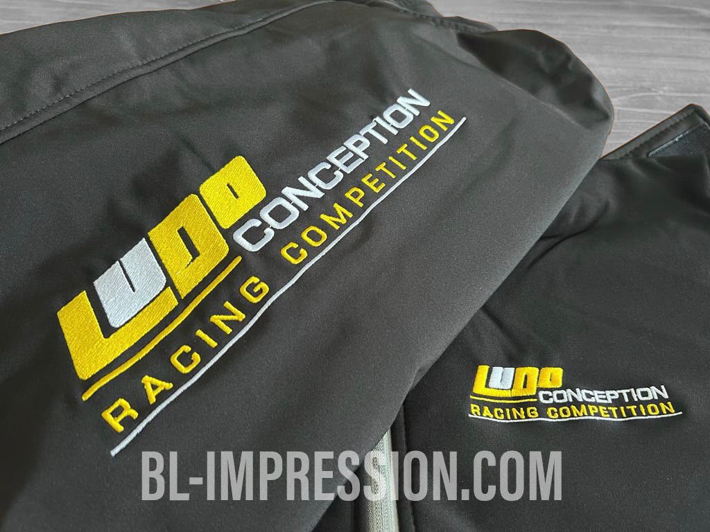 Bl Impression Broderie Vetement Veste Ludo Conception Brode Societe Pro Impression Verton Abbeville