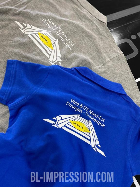 Bl Impression Broderie Polo Textile Vetement Verton Creagraf Signcom Com Klemens Design Communication Colas Rail
