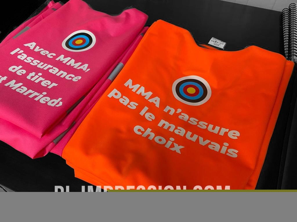 gilet de securite flocage Personnalisé