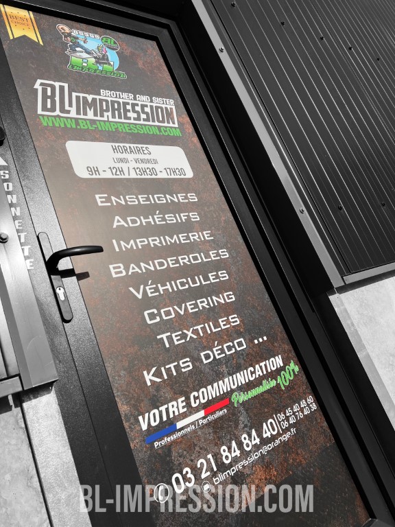 adhesif imitation rouille blimpression verton arras lille lens abbeville imprimeur enseigne adhesifs vehicules textiles covering Personnalisé