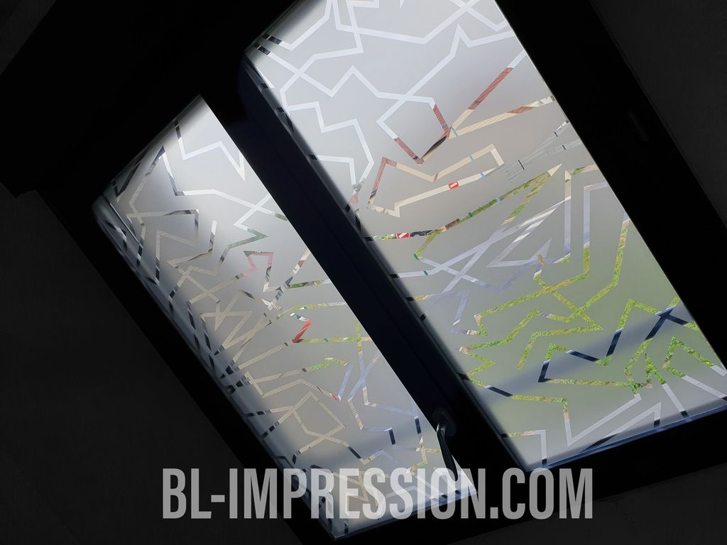 bl impression deco vitre floutage