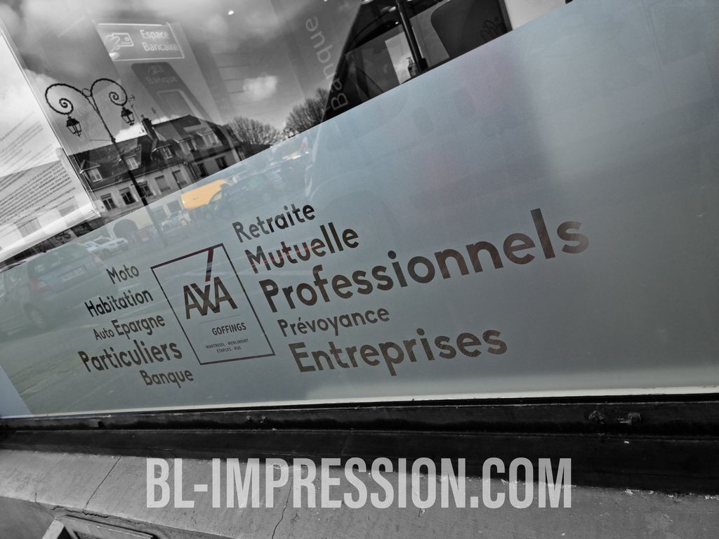 bl impression depolie vitrine vitre decoration