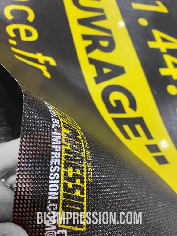 bache banderole mircoperfore berck verton