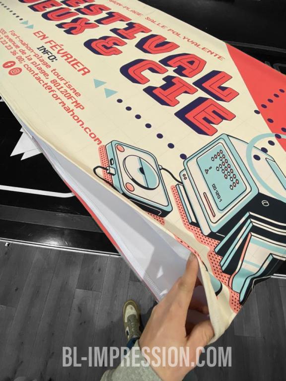 couvre barriere bache