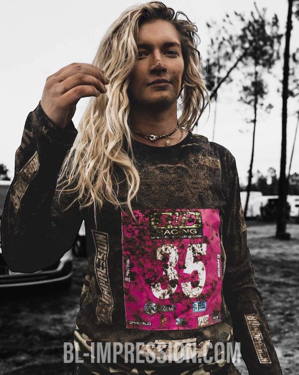 bl impression dossard autocollant flocage maillot mx motocross moto cross femme fille sponsors sponsoring budcamp bud camp hossegor margaux seinnave ktm bud racing ffm fim insta pics