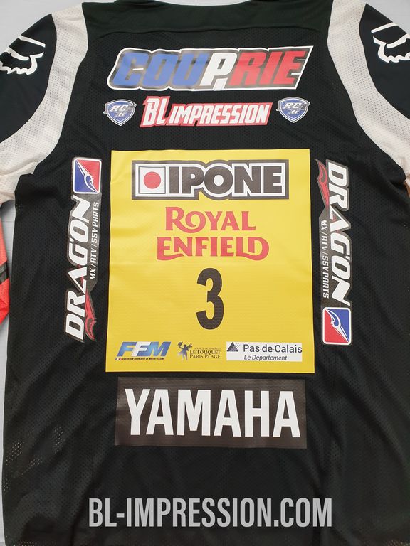 bl impression dossards autocollant flocage flex maillot couprie romain blimpression impression imprimere dragon