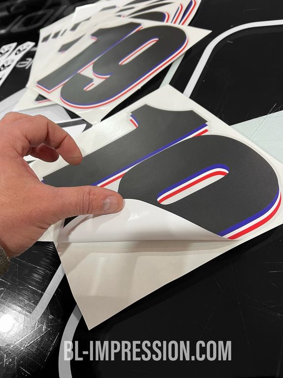 bl impression dossards autocollant stickers numero course championnat quad reglement letouquet enduropale enduro qu