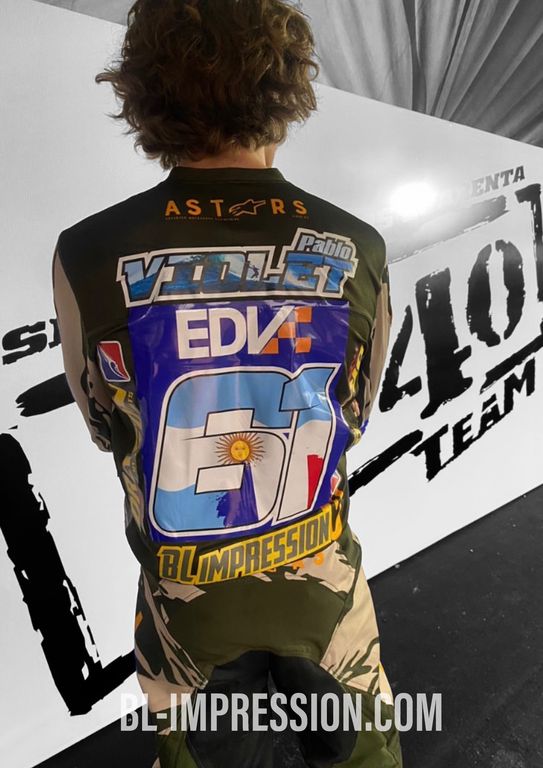 bl impression dossards autocollant stickers pabl violet edv quaduro leagers dragontek dragon blimpression