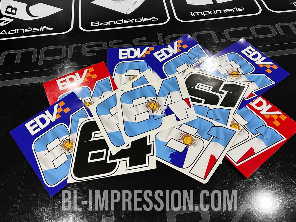 bl impression dossards dossard autocollant stickers edv ffm letouquet argentine pdv pontdevaux pont de vaux