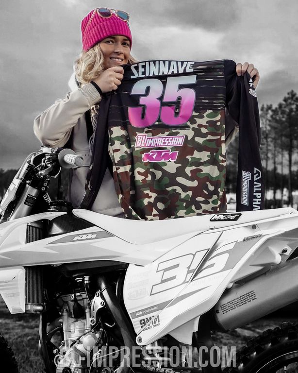 bl impression flocage maillot mx pro moto cross motocross ktm margaux seinnave