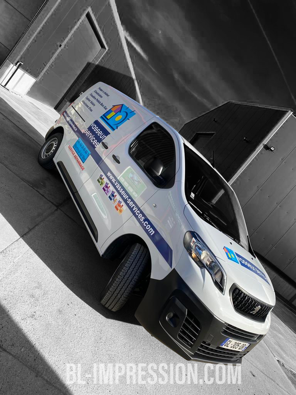 bl impression adhesif voiture cars truck camion publicite pub montreuil