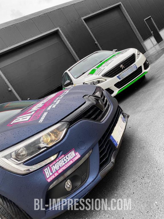 bl impression covering cover wrap wrapping cover mactac duplidata blimpression impression imprimerie imprimeur insta instagram facebook megane 308 cars