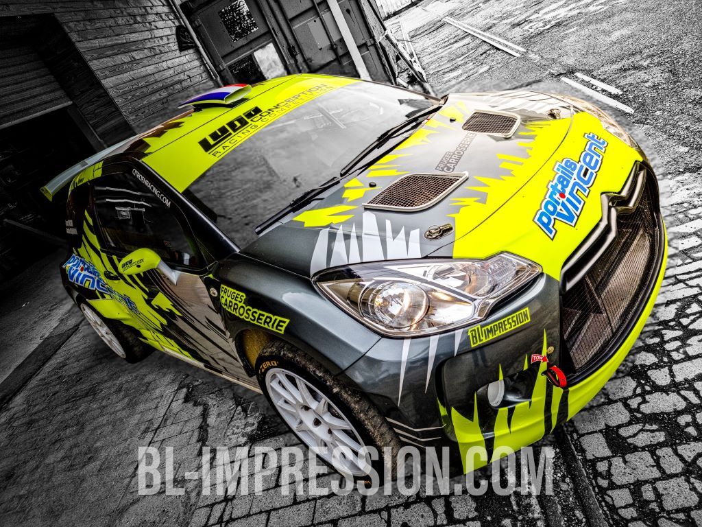 bl impression covering rallye cover wrap wrapping design crreation ds3 citroen sport france carroserie berck amiens abbeville lille lens lyon letouquet creagraff klemensdesign jlcreation