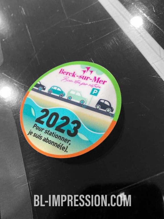 stickers parking payant berck