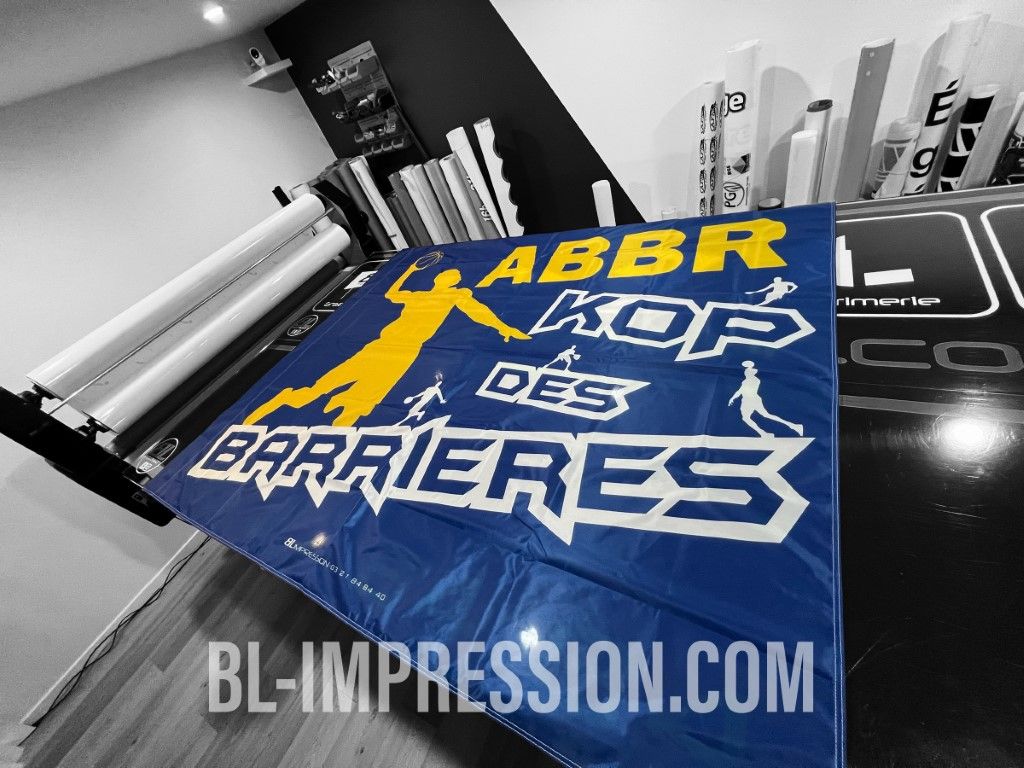 abbr basket team drapeau impression commande supporter blimpression bl verton berck merlimont montreuil Personnalisé